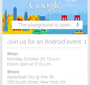 Google Android Event on 29th October (Confirmed)