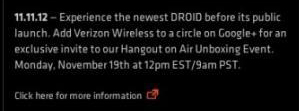 Verizon Confirms New DROID DNA by Accident