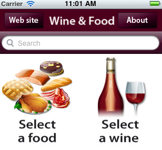 Gadget of the Week: Wine and Food App