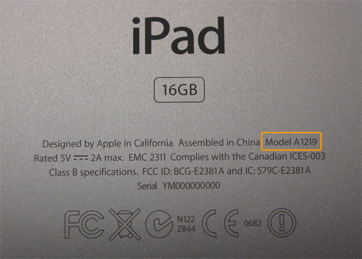 What iPad Model Have I Got?