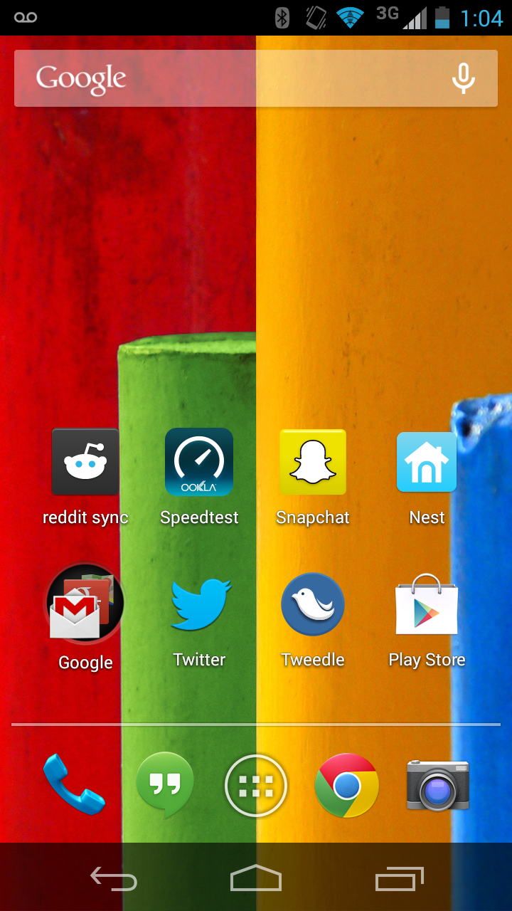 moto g screen