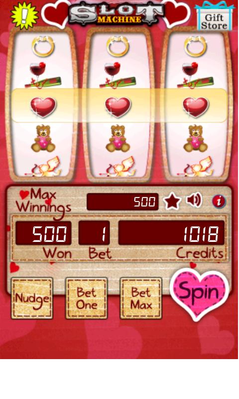 valentines slots