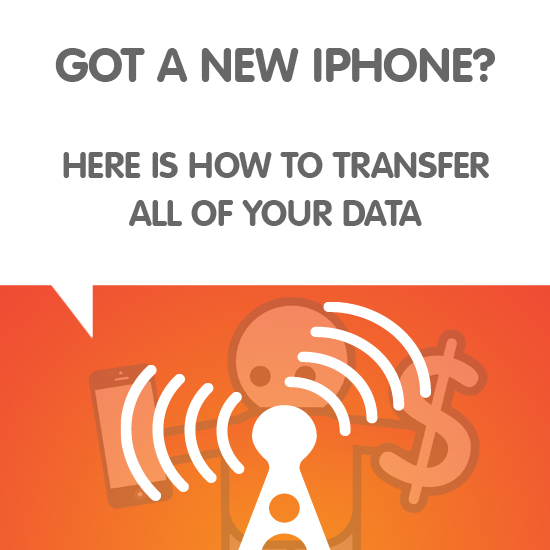 trasnfer data to your iphone