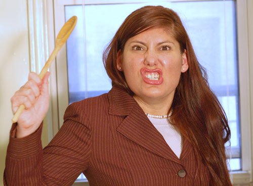 angry mom