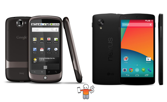 nexus one vs nexus 5