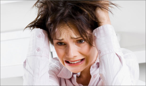 stressed mom