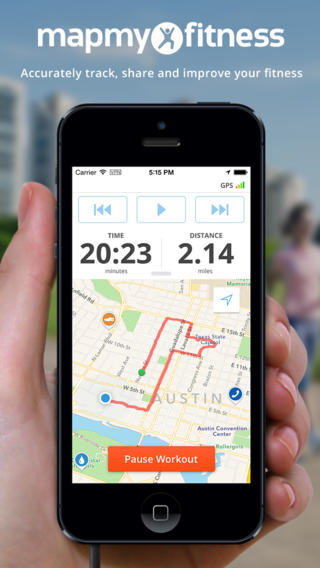 map my fitness app