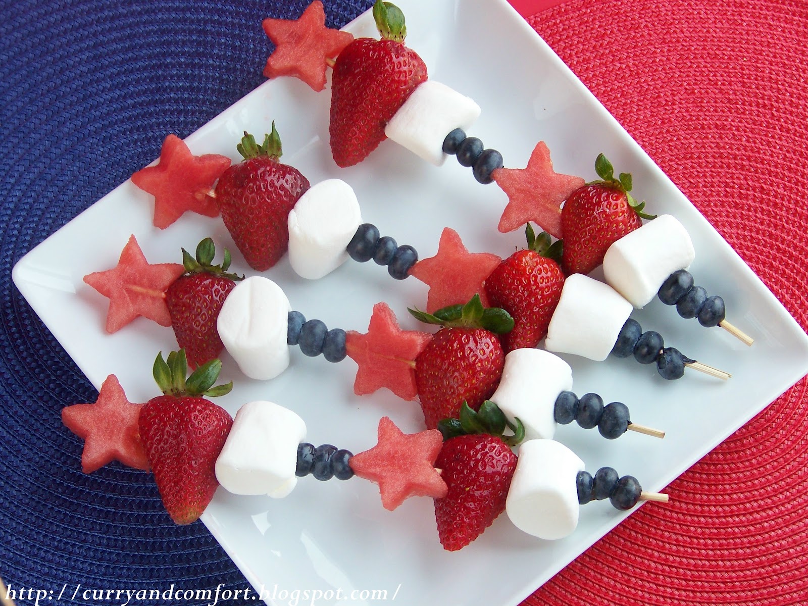 fruit skewers