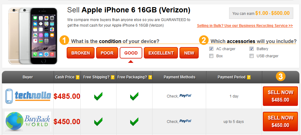 iPhone 6 comparison