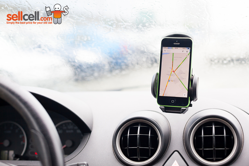 Use your old cell phone as a car sat nav