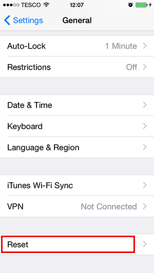 Reset Your Phone