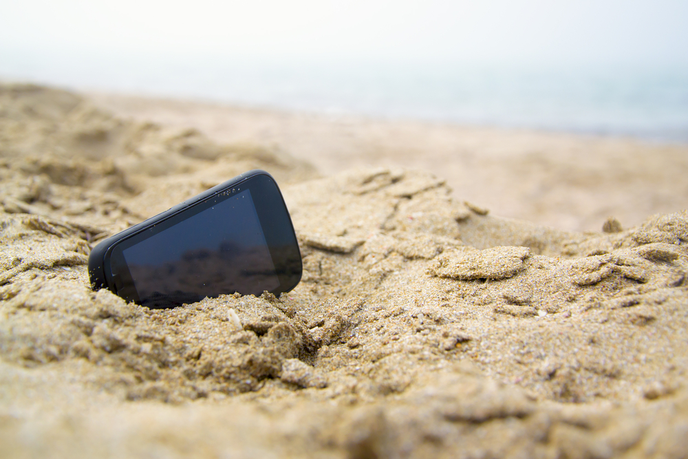 Do not take your Device to the Beach!