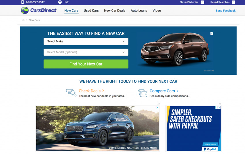 Cars Direct Comparison Site