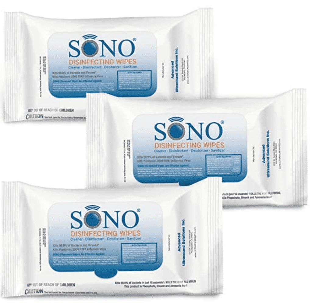 Sono Medical grade Disinfecting Wipes