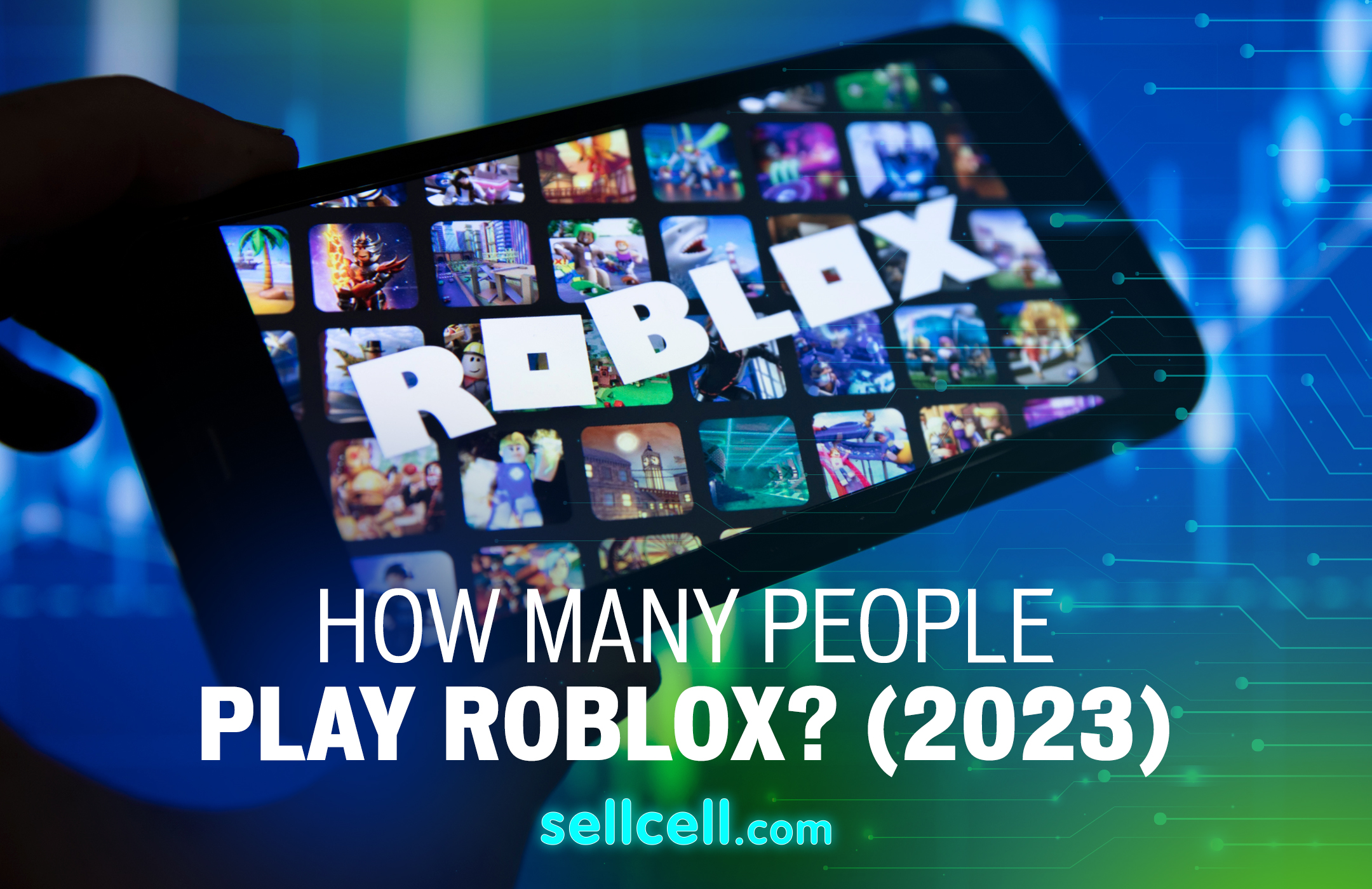 Global Roblox games DAU 2023