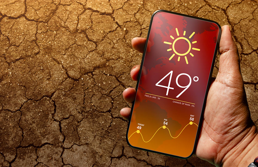Using your phone in high temperatures