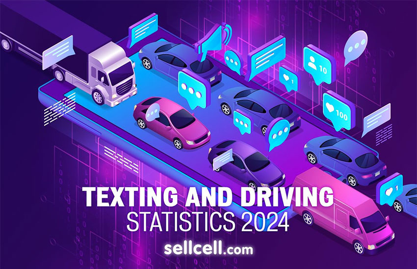 Texting and driving statistics 2024 sellcell blog